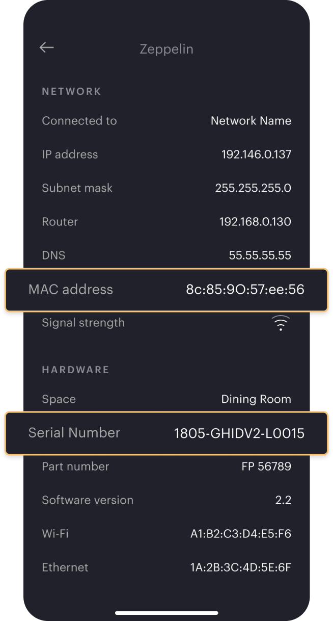 Bowers and wilkins hot sale serial number check